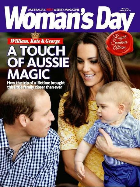 Prince William Windsor, Kate Middleton, Prince Windsor and Kate Middleton, Prince George of Cambridge, Woman’s Day Magazine Magazine, Australia, May 2014