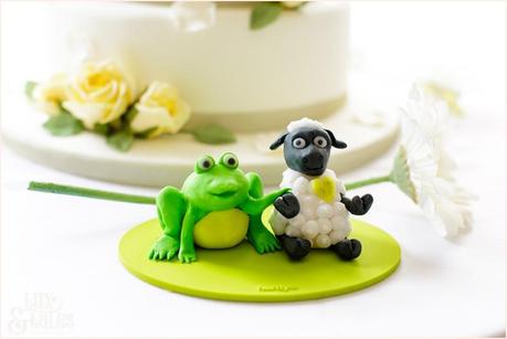 From & Sheep cake topper regen center wedding photography