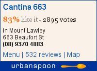 Cantina 663 on Urbanspoon