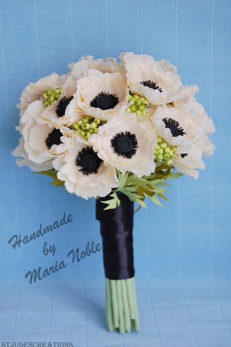 Paper anemones and fresh flowers!