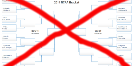 My 2014 NCAA March Madness Bracket Is Busted!