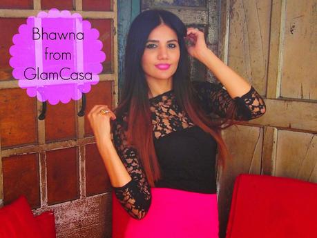 OOTD : Lace Top & Pink Skirt