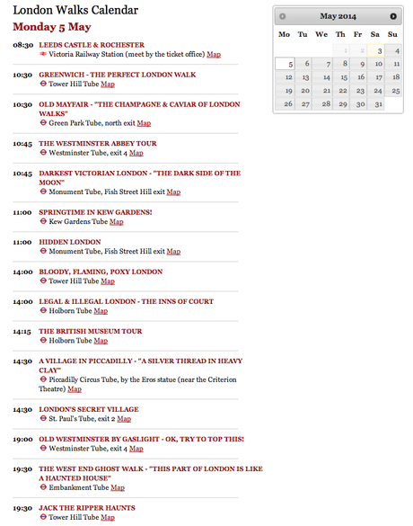 Bank Holiday Monday with London Walks