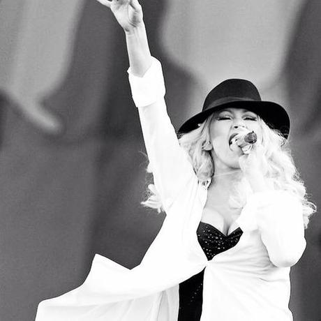 Christina Aguilera Performs In New Orleans