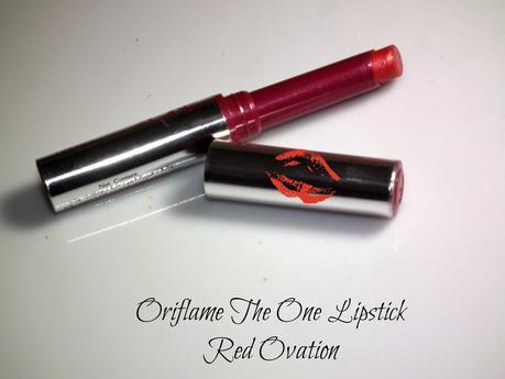 Oriflame The One Lipstick Red Ovation Swatches 