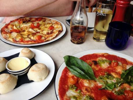 LUNCH AT PIZZA EXPRESS.