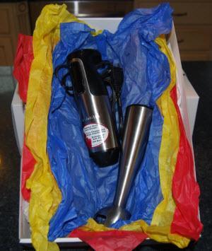 our first stick blender