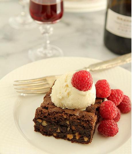 The Best Brownies with Valrhona Chocolate for Mother's Day