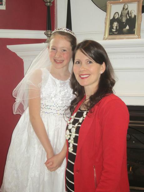 Mommy and Her Girl on First Communion