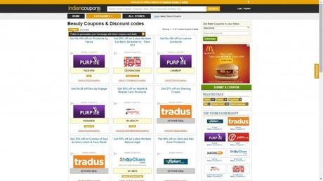 Save Money while shopping online with indiancoupons.com Beauty Coupons on indiancoupons