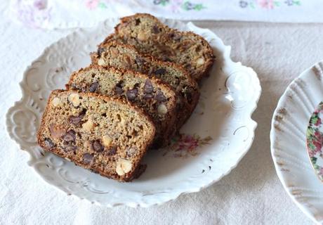 Banana Bread and Plates