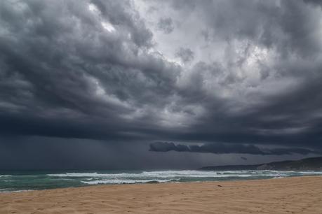 storm over johanna beach