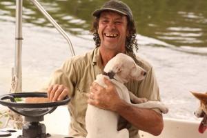 Our happy and knowledgeable guide on the Daintree River. This is his 