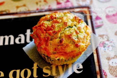 Vegetable and Feta Muffins 疏菜奶酪满芬