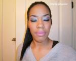 Face Of The Day: Green & Purple