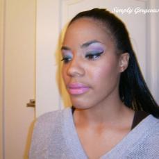 Face Of The Day: Green & Purple