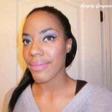 Face Of The Day: Green & Purple