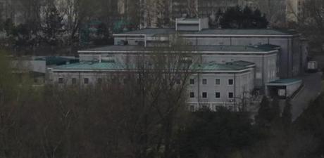 A building housing her home office, staff and dining and entertainment facilities at Kim Kyong Hui's main residence in central Pyongyang (Photo: NK Leadership Watch).