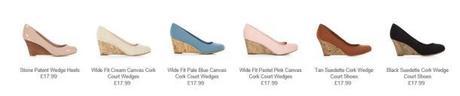 tuesday shoesday comfortable wedge heels from new look for spring summer 2014