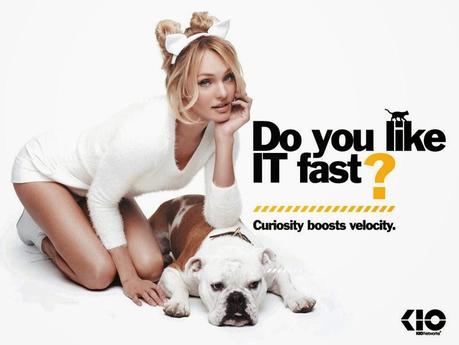 Candice Swanepoel Campaign for Kio Networks