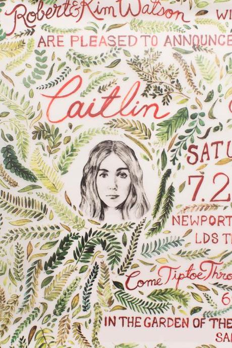 Caitlin and Tanner's wedding invitation