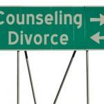 green road sign counseling divorce