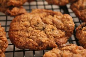 Oat Bran Fruit Chocolate Cookies