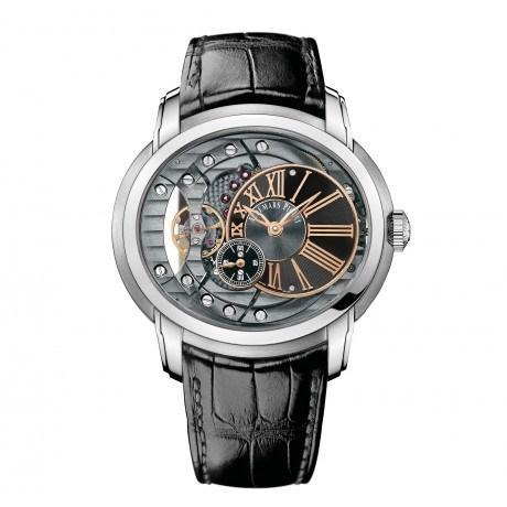 The Audemars Piguet Millenary is a watch that references 19th century hand-made mechanics, 20th century Art Nouveau and maybe even the moon phases, all while keeping it modern and dynamic. What does it tell you?