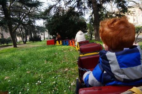 Oh it’s the Spring? Can someone please tell that to the weather! #momstyle, fashion trends for mom, jean top and jeans, all jean look, stefanel fuzzy sweater jacket, sweater jacket, how to wear all jean look, what to do with kids in Modena, where to go with kids in Modena, what to do with kids in Bologna, visiting Italy with kids