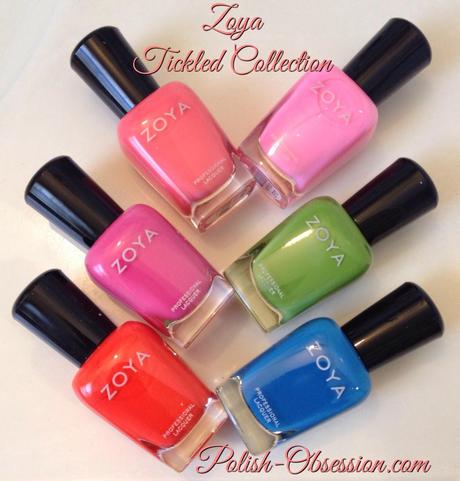 Zoya Summer 2014 Tickled Collection