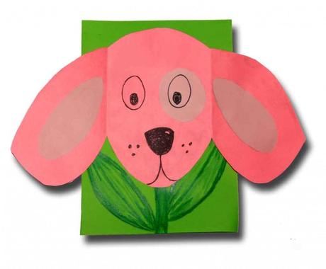 Tulip Dog Card