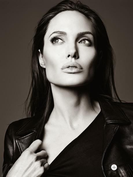 Angelina Jolie by Hedi Slimane for Elle Magazine, US, June 2014