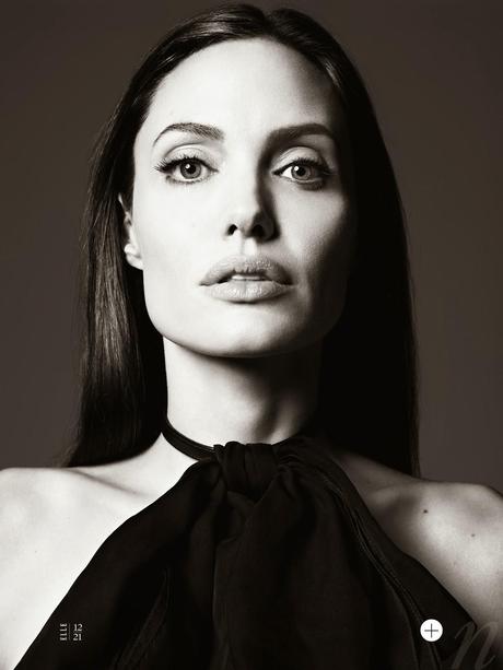 Angelina Jolie by Hedi Slimane for Elle Magazine, US, June 2014