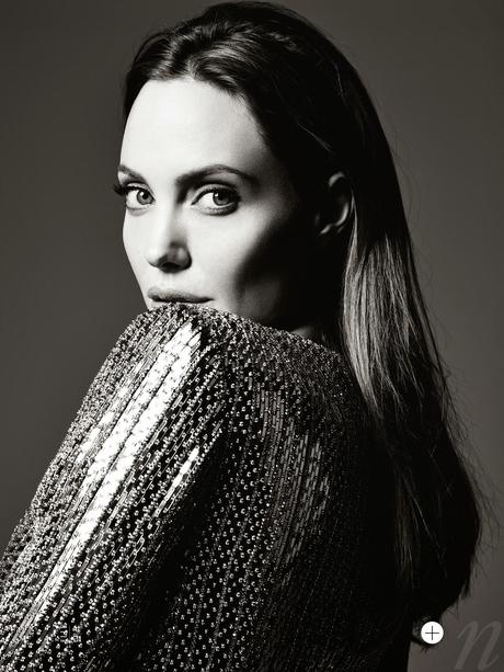 Angelina Jolie by Hedi Slimane for Elle Magazine, US, June 2014