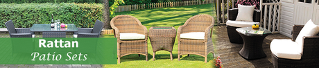 Rattan Patio Bistro Sets Full Range