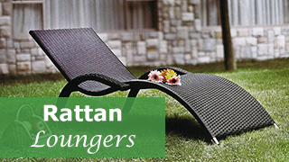 Rattan Sunloungers