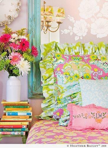 What I Love Wednesday: Beautiful, Cheery, Colorful Rooms