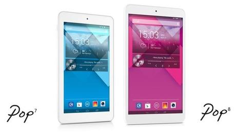 Alcatel's new tablets, the POP 7 and the POP 8