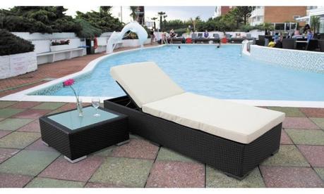 Marbella Rattan Sun Lounger