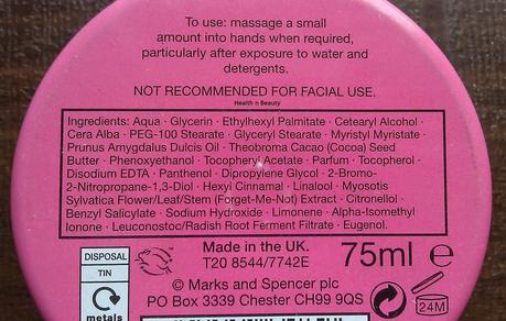 Marks & Spencer Forget-Me-Not Fragrant Hand Balm