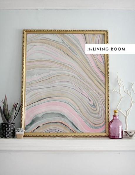 DIY Room to room: Marbleizing