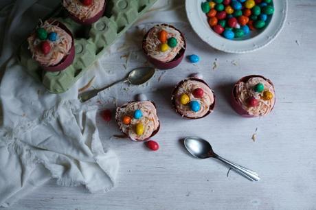 Easter Egg Surprise Cupcakes
