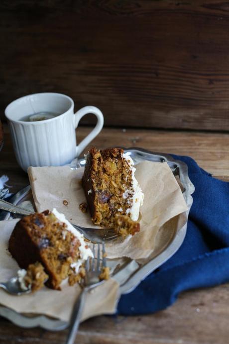 Chamomile Honey Oat Cake