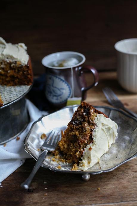 Chamomile Honey Oat Cake