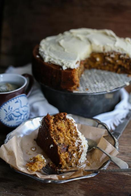 Chamomile Honey Oat Cake