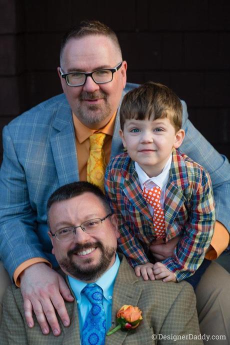 gay wedding - daddy, papa, jon