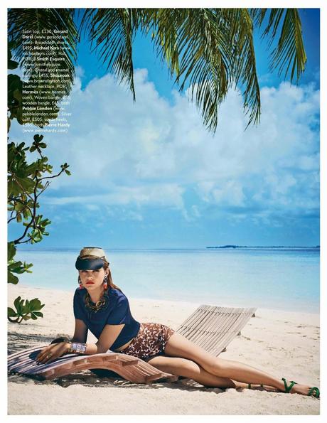 Amber Anderson For Conde Nast Traveller Magazine, UK, June 2014