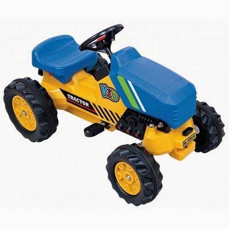 Blue Super Tractor Pedal Ride On For Only £20