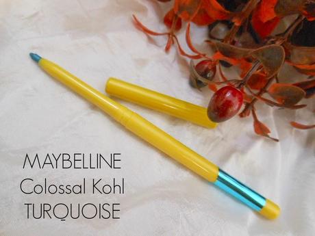 Maybelline The Colossal Kohl Turquoise : Review, Swatch, EOTD