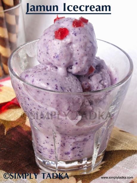 Jamun Icecream/ Icecream Recipes